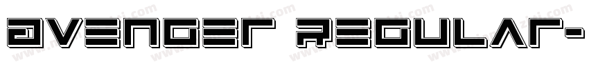 Avenger Regular字体转换